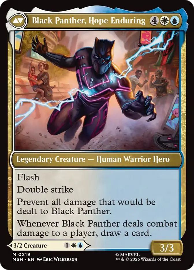 Black Panther, Hope Enduring #21 Card Back