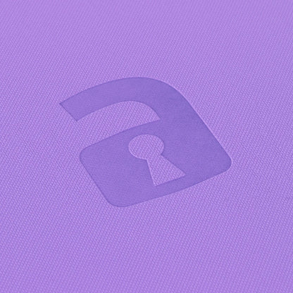 Just Purple Vaultx 9-Pocket Zip Binder Embossed Logo