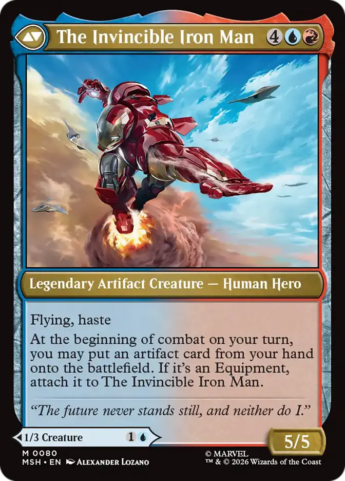 The Invincible Iron Man #080 Card Back