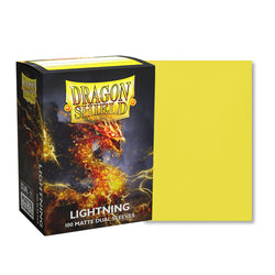 Dragon Shield Dual Matte Lightning 100 Standard TCG Sleeves