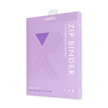 Just Purple Vaultx 9-Pocket Zip Binder Sealed Box