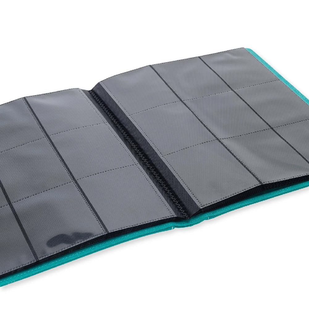 Ocean Blue Vaultx 9-Pocket Strap Binder Inside