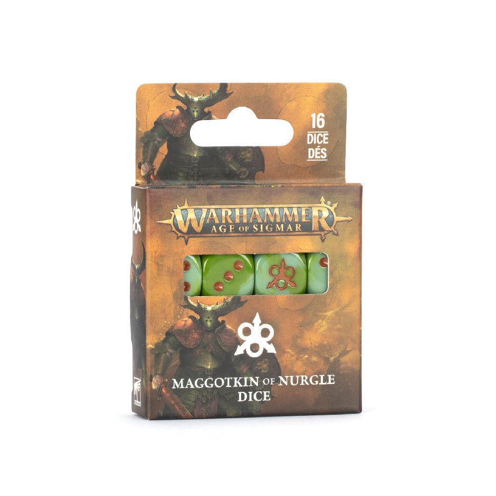 Maggotkin of Nurgle Dice Set Packaging