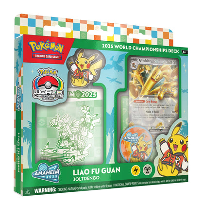 Pokémon TCG Joltdengo 2025 WC Deck Box