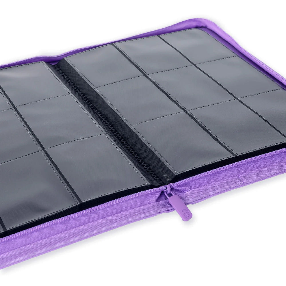 Just Purple Vaultx 9-Pocket Zip Binder Inside Pages