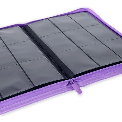 Just Purple Vaultx 9-Pocket Zip Binder Inside Pages