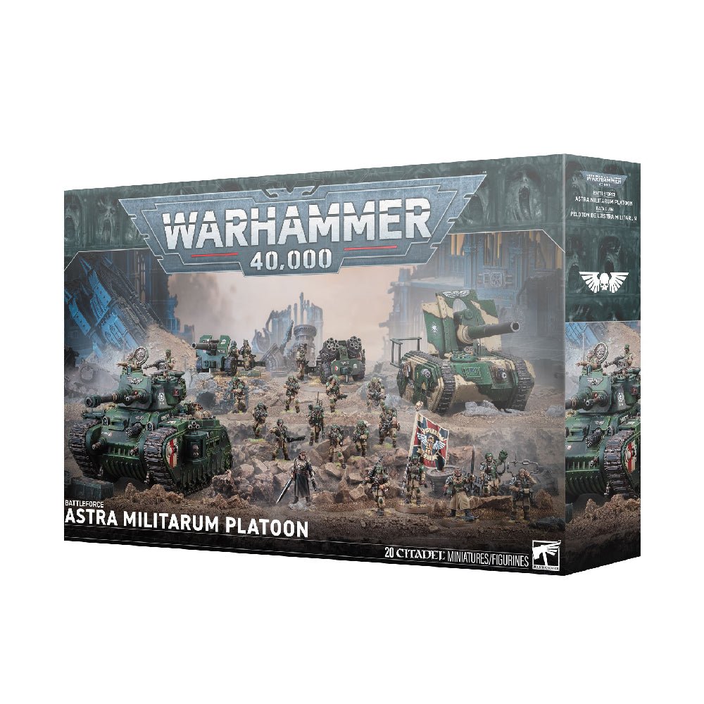 Astra Militarum Platoon Battleforce box Render