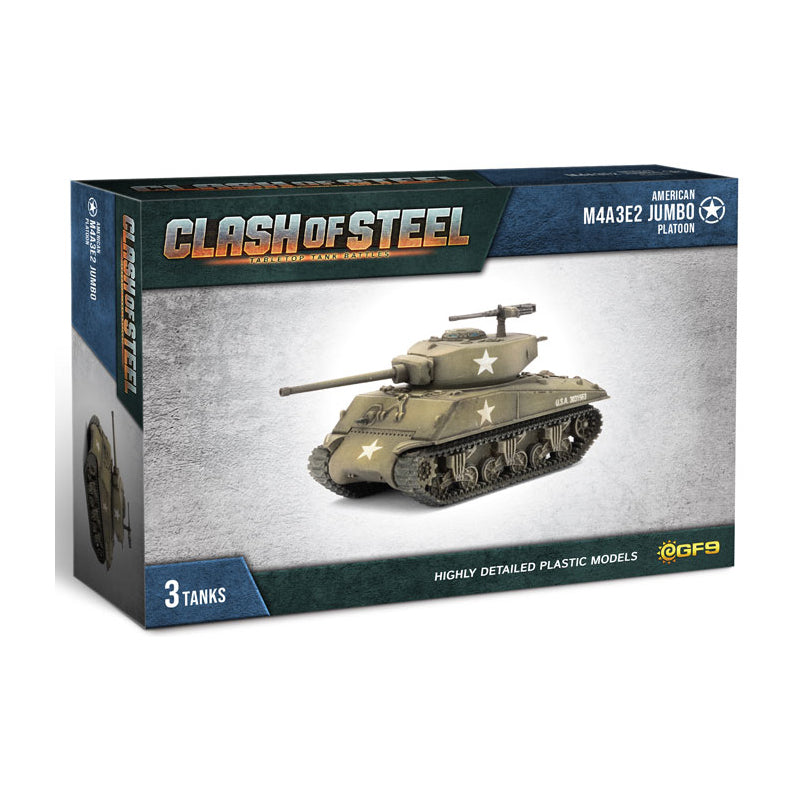 US M4A3E2 Jumbo Tank Platoon Clash Of Steel