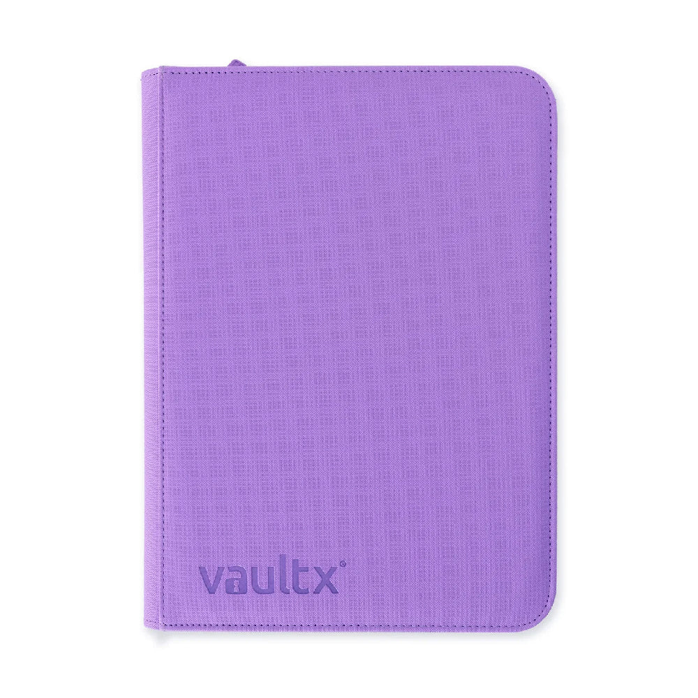 Just Purple Vaultx 9-Pocket Zip Binder Front View