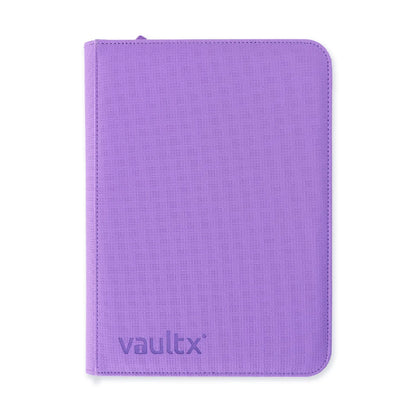 Just Purple Vaultx 9-Pocket Zip Binder Front View