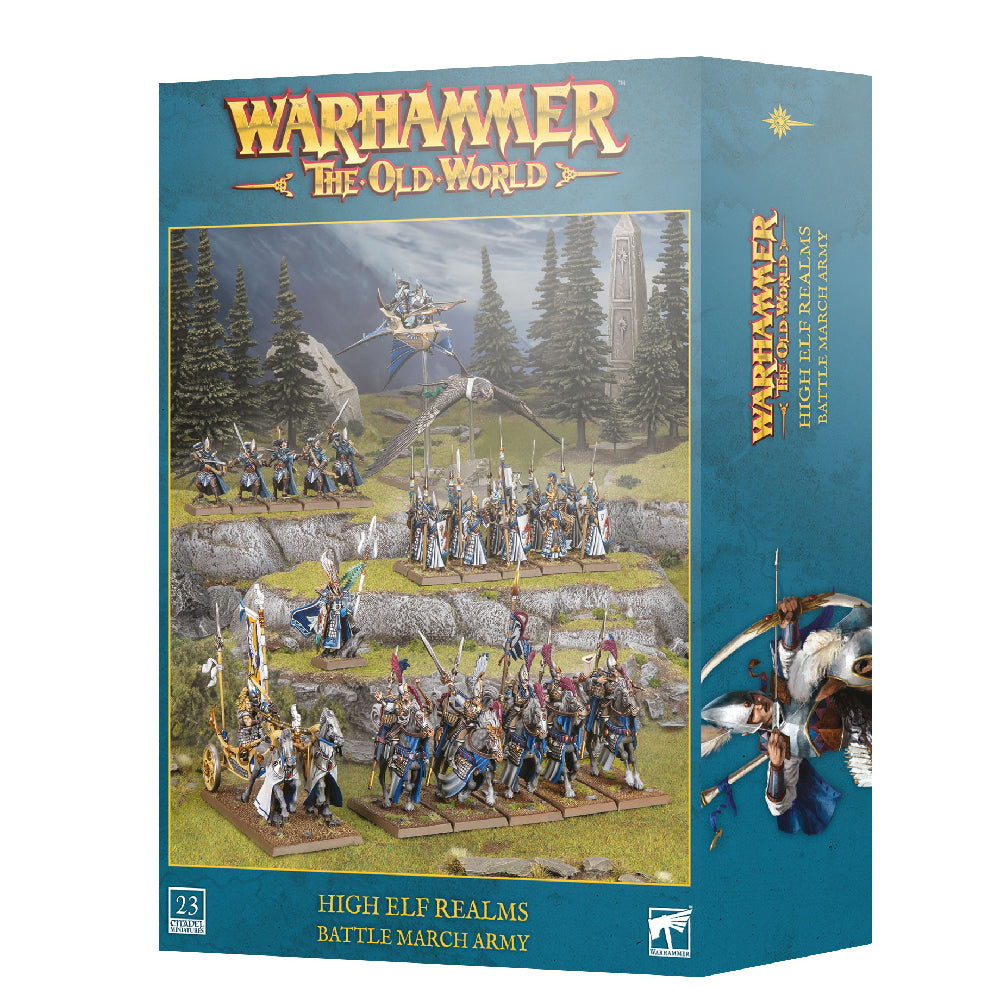 High Elf Realms Battle March Army Box
