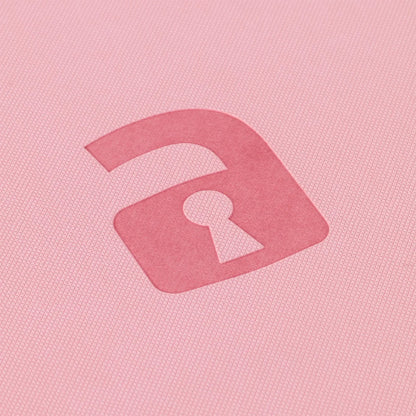 Just Pink Vaultx 9-Pocket Zip Binder Embossed Logo