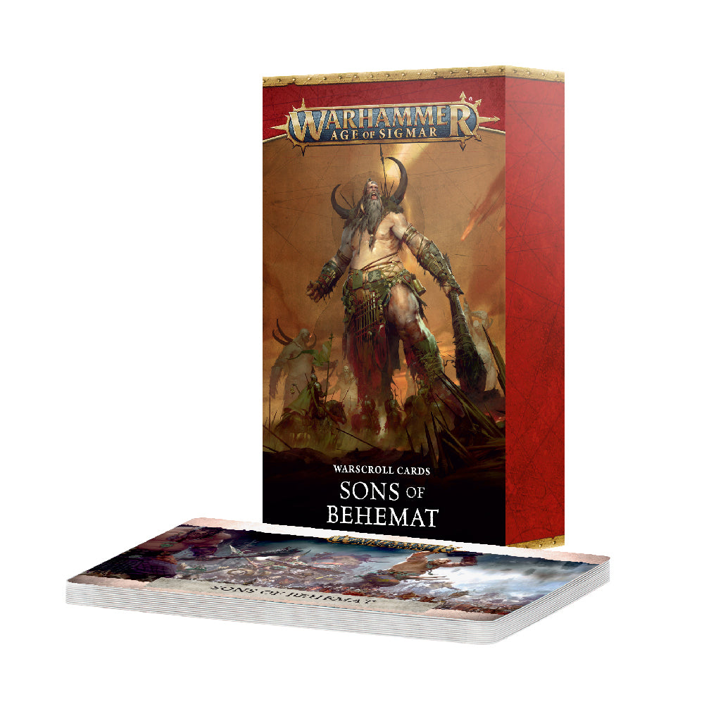 Sons of Behemat Warscroll Cards