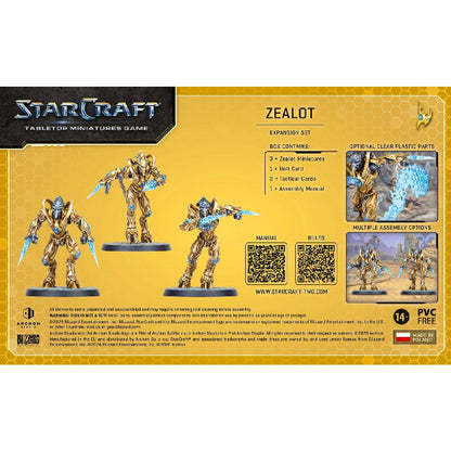 Starcraft Protoss Zealot Expansion Set Box Back
