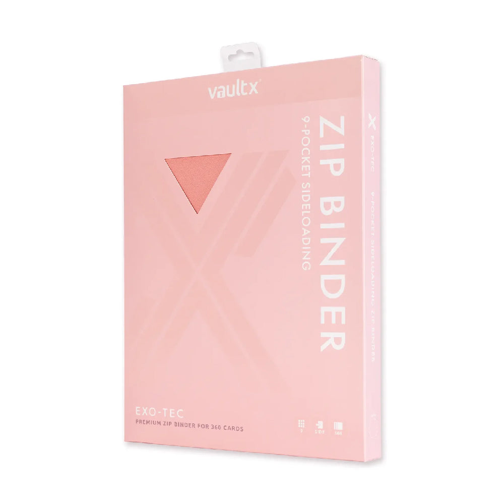Just Pink Vaultx 9-Pocket Zip Binder Sealed Box