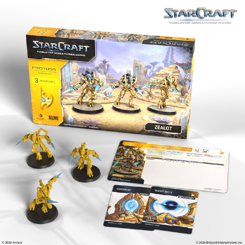Starcraft Protoss Zealot Expansion Set Open Box