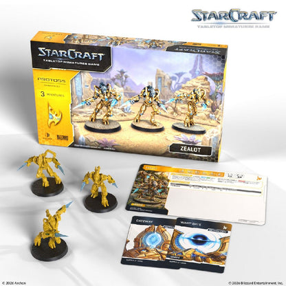 Starcraft Protoss Zealot Expansion Set Open Box