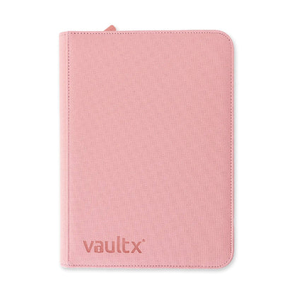 Just Pink Vaultx 9-Pocket Zip Binder Front View