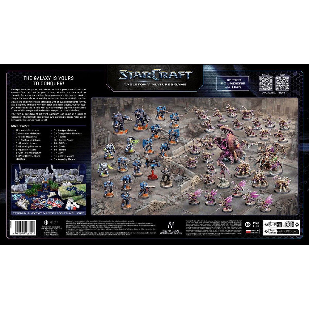 Starcraft Two Player Starter Set Founders Edition Box Back