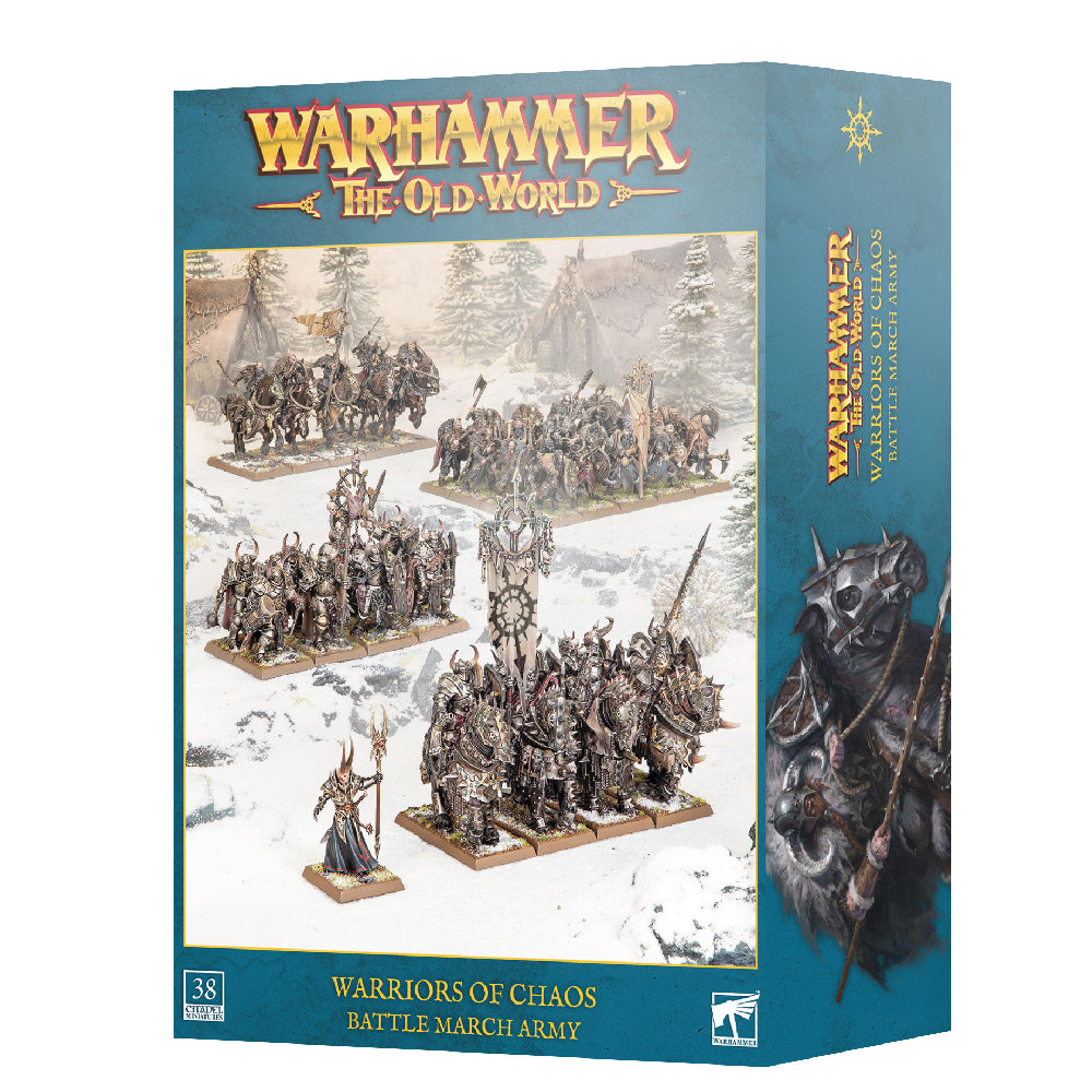 Warriors of Chaos Battle March Army Box Render