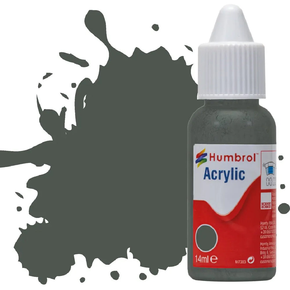 Humbrol RLM 73 Grun Matt Acrylic Hobby Paint 14ml Dropper Bottle