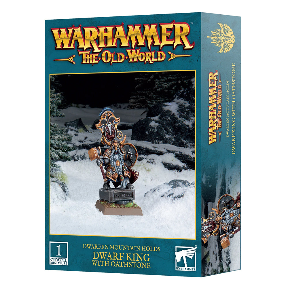 Dwarf King With Oathstone - Warhammer The Old World