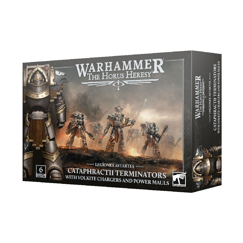 Horus Heresy Cataphractii Terminators With Power Mauls