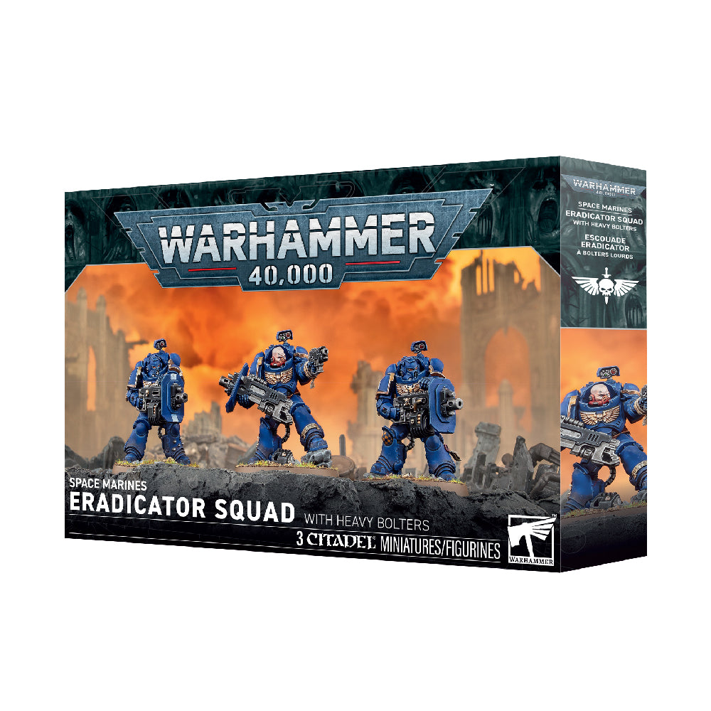 Space Marine Eradicator Squad With Heavy Bolters Box Render