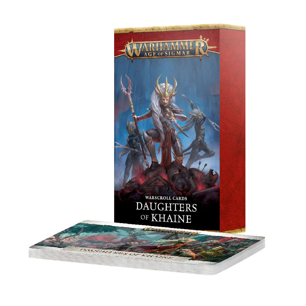 Daughters of Khaine Warscroll Cards
