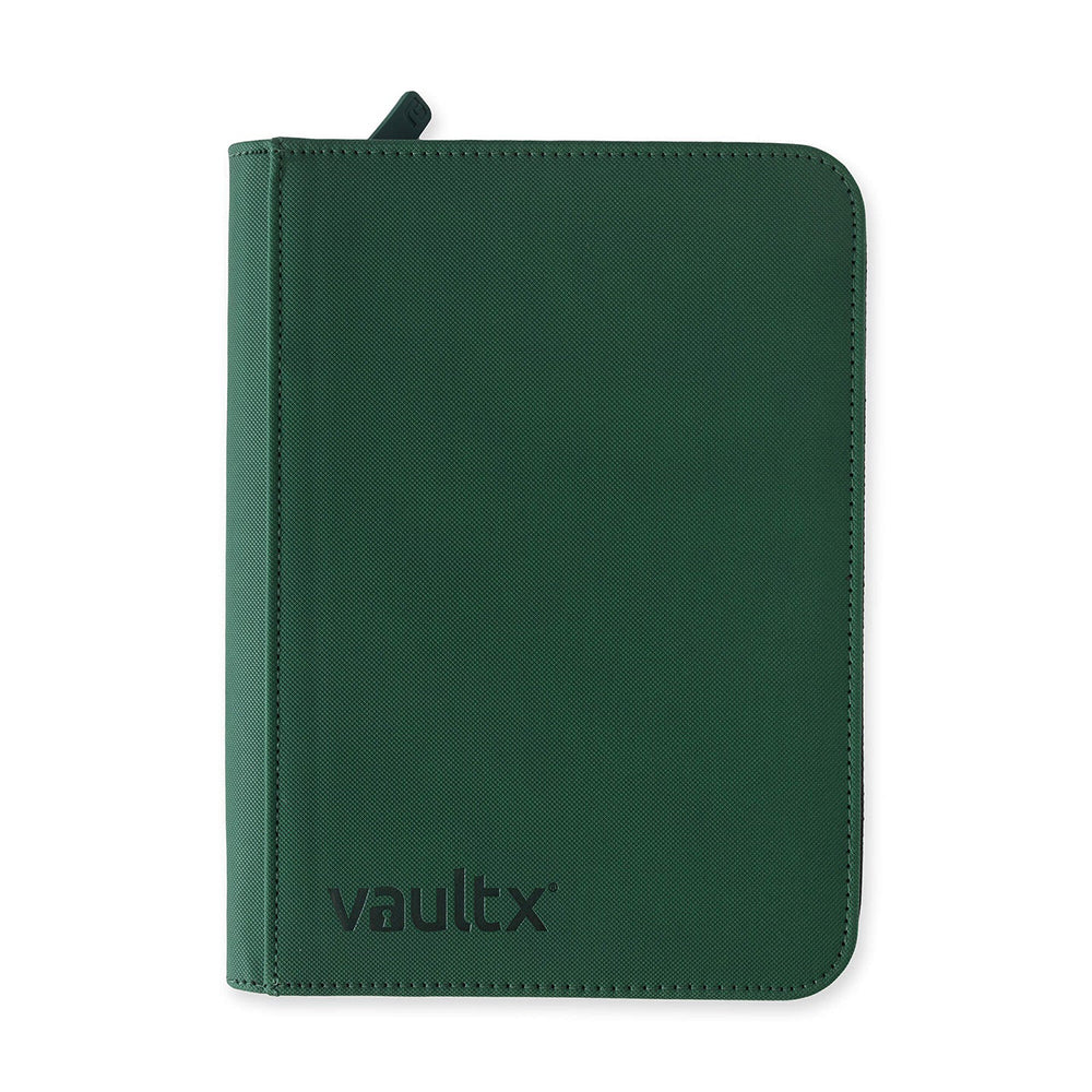 Forest Green Vaultx 4-Pocket Zip Binder