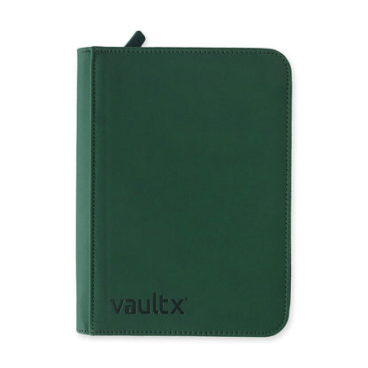 Forest Green Vaultx 4-Pocket Zip Binder