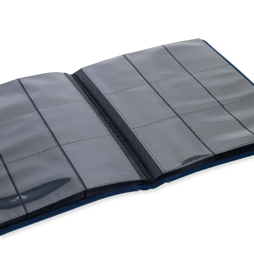 Royal Blue Vaultx 9-Pocket Strap Binder Inside