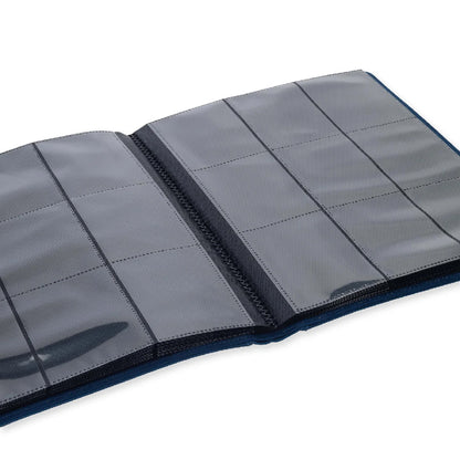 Royal Blue Vaultx 9-Pocket Strap Binder Inside