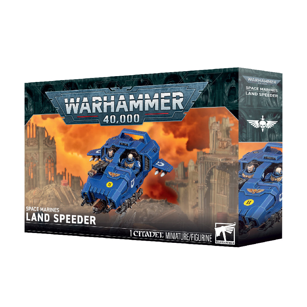 Space Marines Land Speeder Box Render
