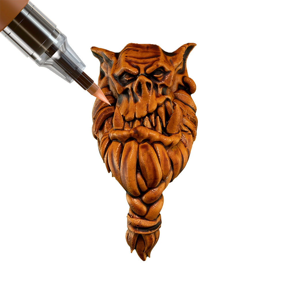 Hardened Leather Colour Example Orc Head