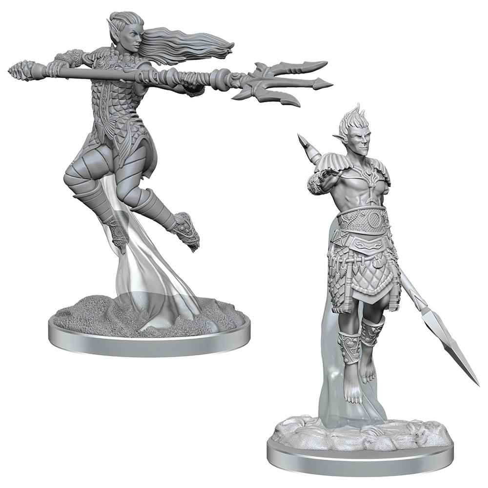 WizKids Sea Elf Fighters D&D Nozlurs Marvelous Minis