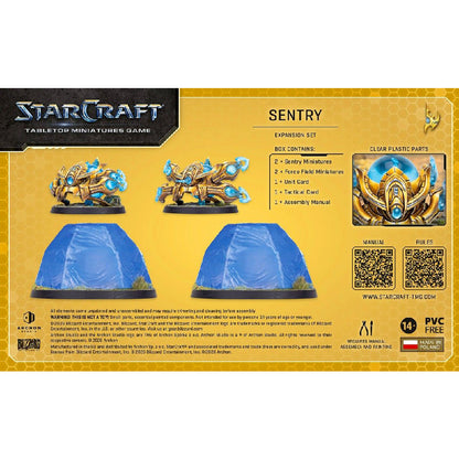 Starcraft Protoss Sentry Expansion Set Box Back