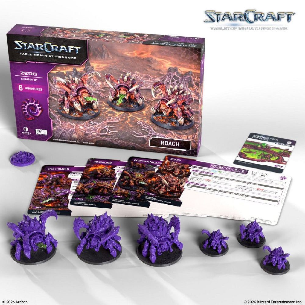 Starcraft Zerg Roach Expansion Set Open Box