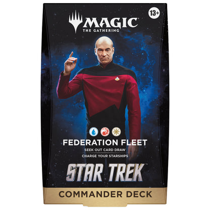 Sealed Magic! the Gathering x Star Trek Federation Fleet EDH Deck