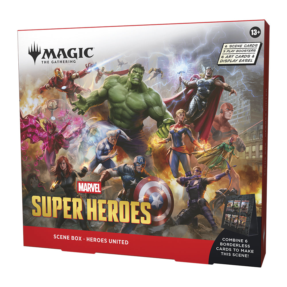 MTG Marvel Super Heroes Heroes United Scene Box
