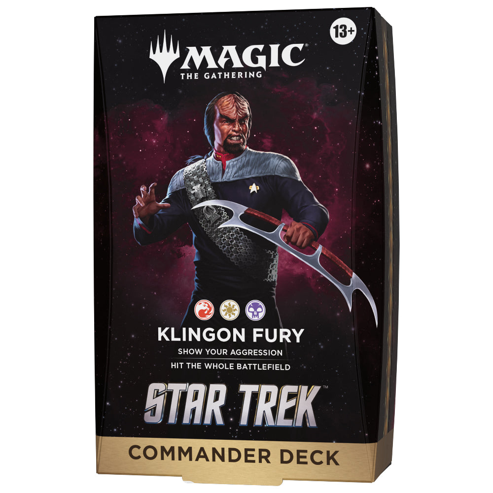 MTG Klingon Fury Star Trek Commander Deck