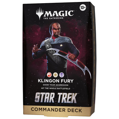 MTG Klingon Fury Star Trek Commander Deck