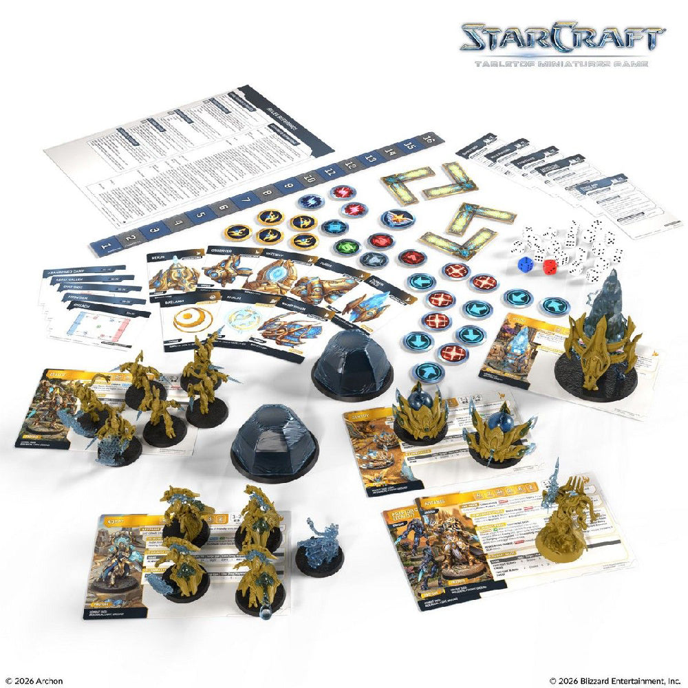Starcraft Protoss Starter Set Founders Edition Open Box