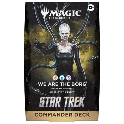 Sealed Magic! the Gathering x Star Trek We Are The Borg EDH Deck