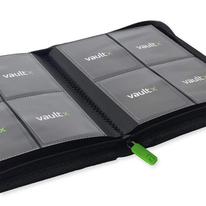 Signature Black Vaultx 4-Pocket Zip Binder