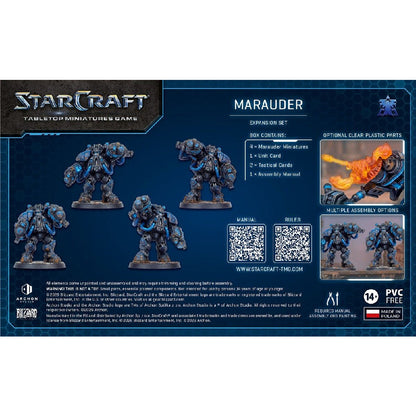 Starcraft Terran Marauder Expansion Set Box Back
