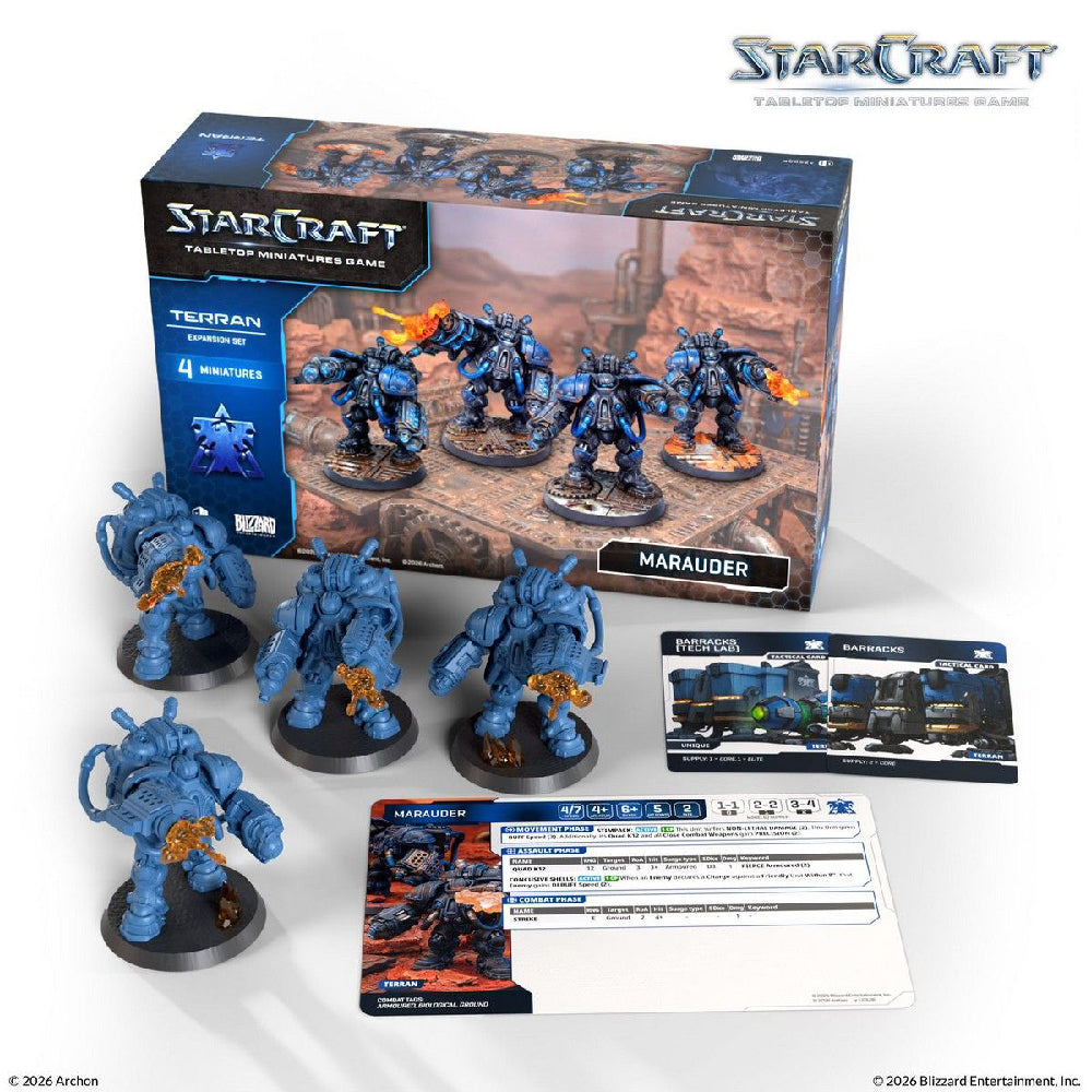 Starcraft Terran Marauder Expansion Set Open Box