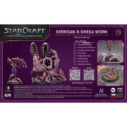 Starcraft Zerg Primal Kerrigan Hero Expansion Set Box Back