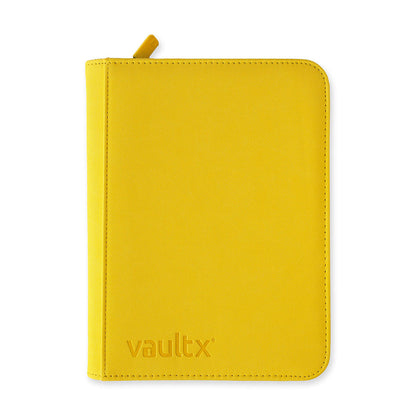 Sunrise Yellow Vaultx 4-Pocket Zip Binder