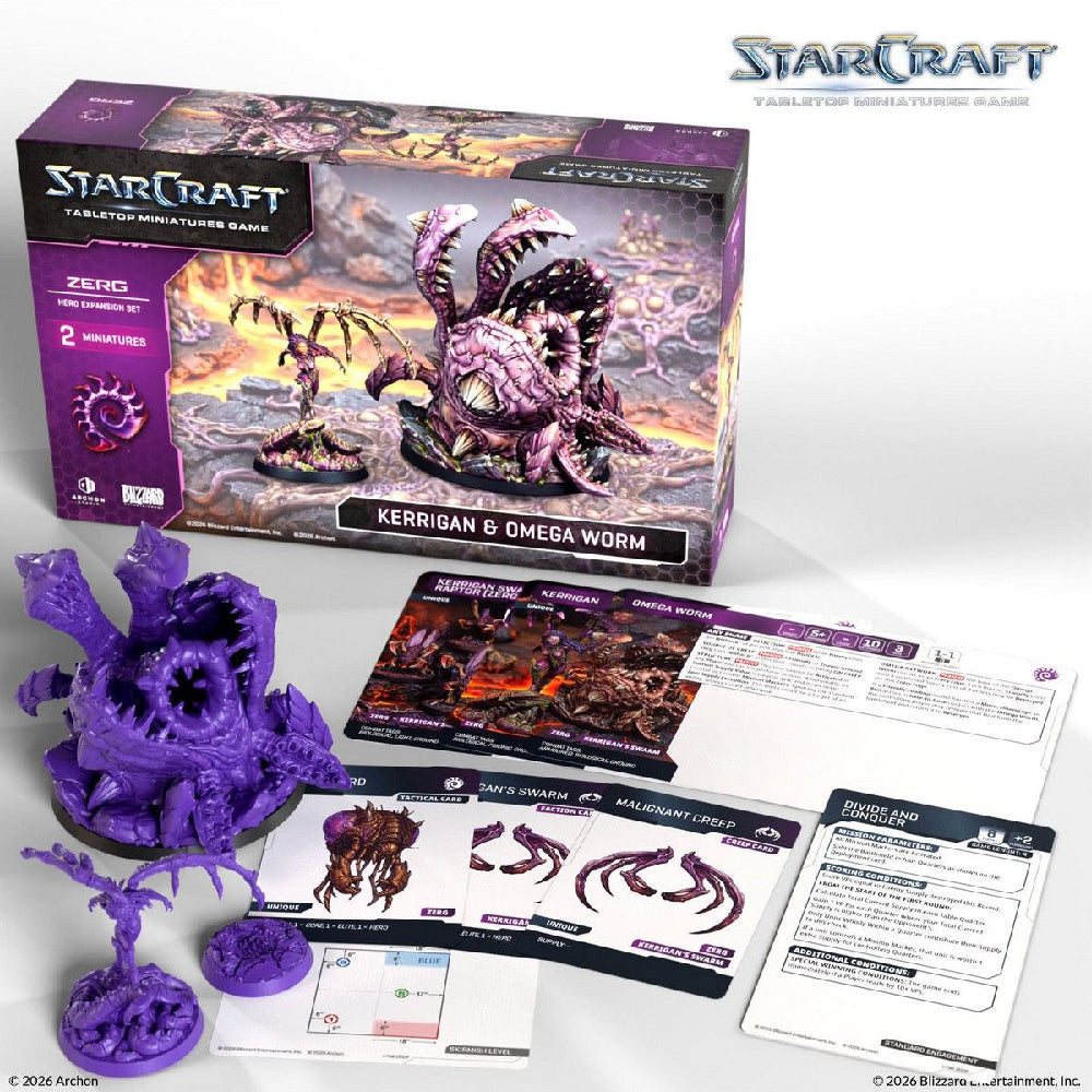 Starcraft Zerg Primal Kerrigan Hero Expansion Set Open Box